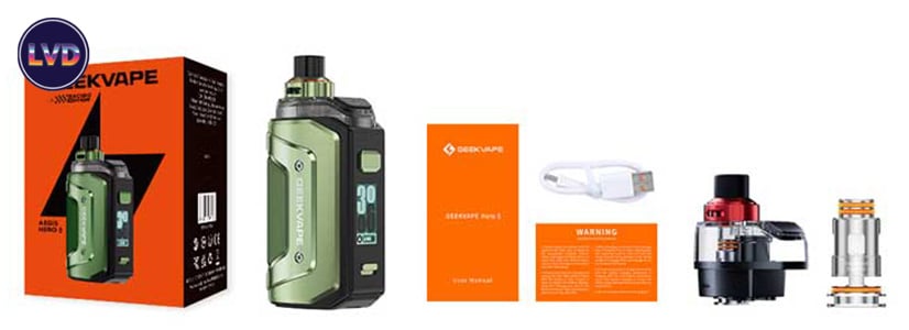 Contenu du pack Aegis Hero 5 de GeekVape